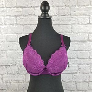 NWT - Adore Me Grape padded underwire bra 38DD